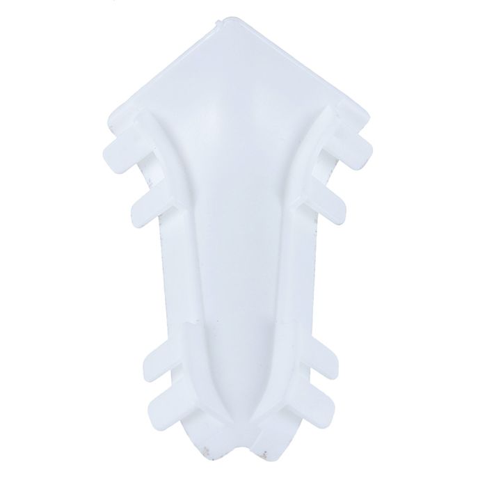 Внутренний угол для плинтуса 55 "Идеал Комфорт" Ясень белый