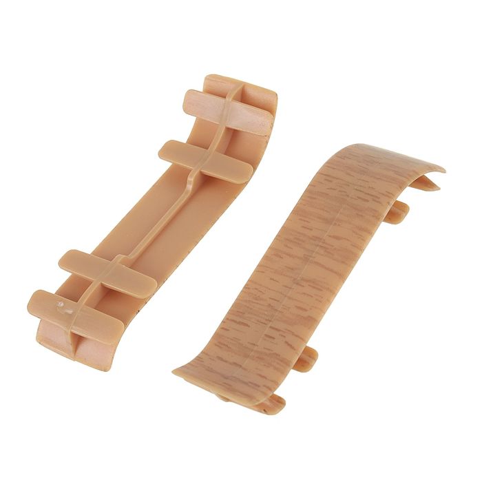 Соединитель для плинтуса 55 "Идеал Комфорт" Бук