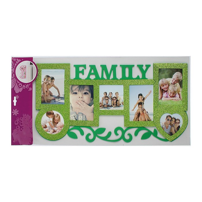 Наклейка интерьерная с фоторамками "Домашний уют" МИКС 63х30 см