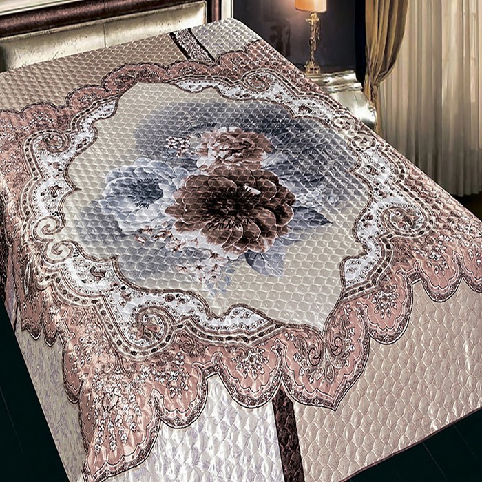

Покрывало 3D Marianna евро макси Римини, 225х245 см, искус.шелк, п/э100%