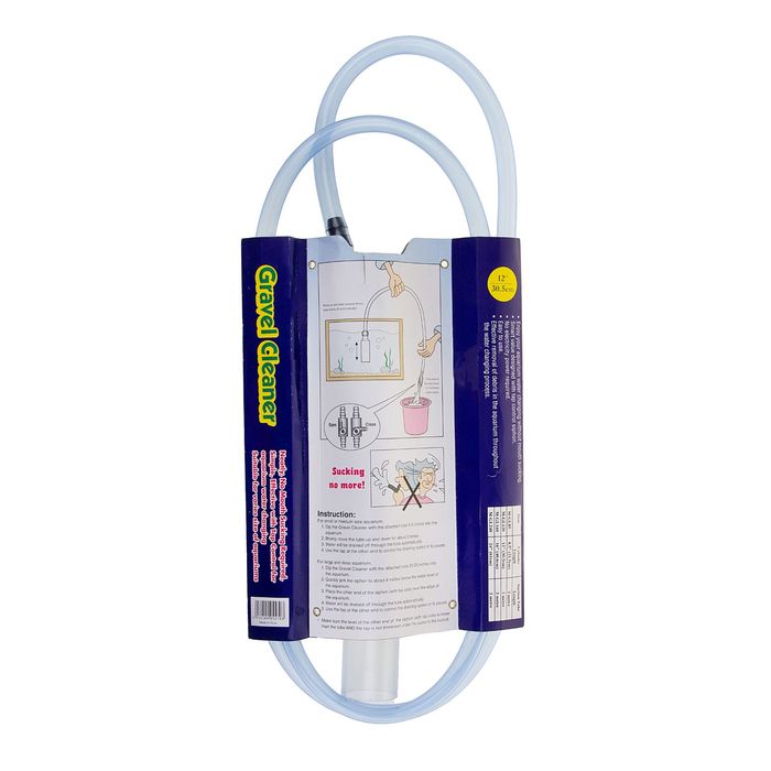 Сифон с клапаном Gravel Vacuum Cleaner 12" , высота 30см (KW)