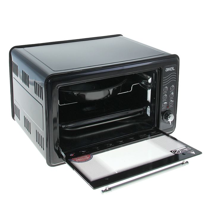 Электрическая духовка Akel AF-710, 36 л, 1300 Вт, черная