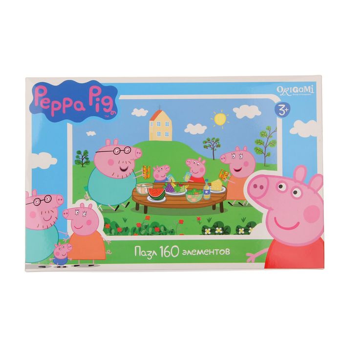 Пазлы "Свинка Пеппа: Пикник", 160 элементов