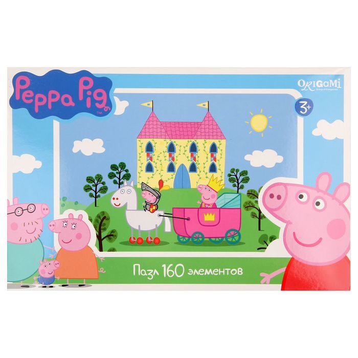 Пазлы "Свинка Пеппа: Замок", 160 элементов