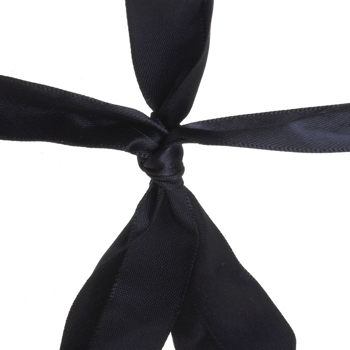 Колье "Цветочный букет", роза, цвет бело-чёрный, 45 см