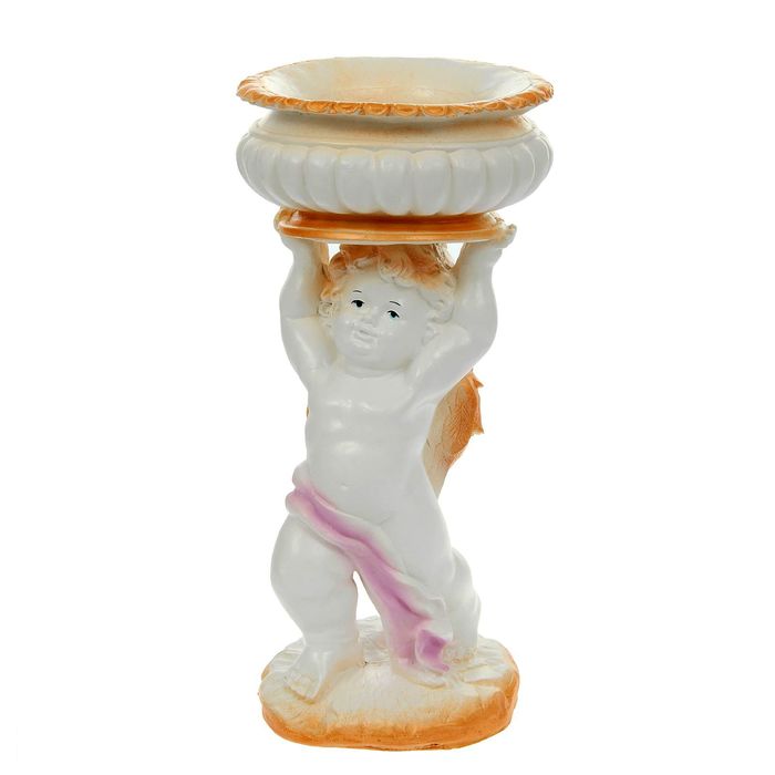 Кашпо "Ангел с чашей" микс