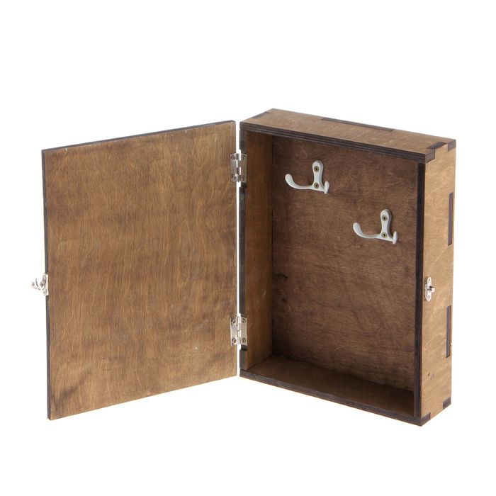 Ключница деревянная "Ключ успеха и благополучия"