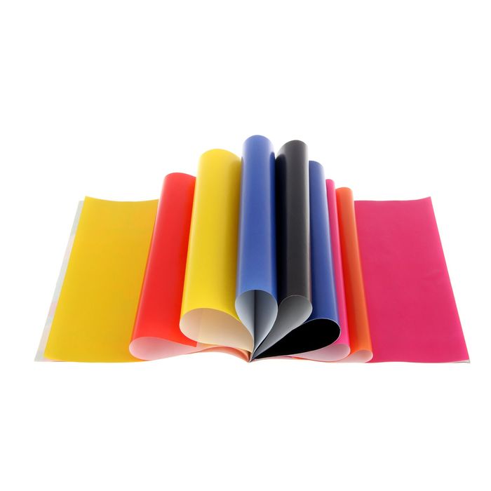 Бумага цветная А4, 16 листов, 8 цветов "Супер мишка", мелованная