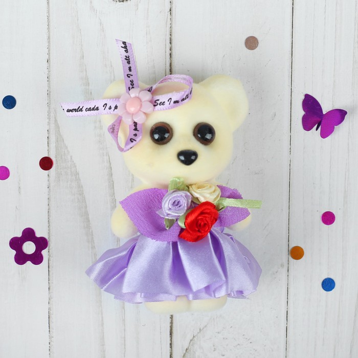 Игрушка "Мишутка", большие глазки, цвета МИКС