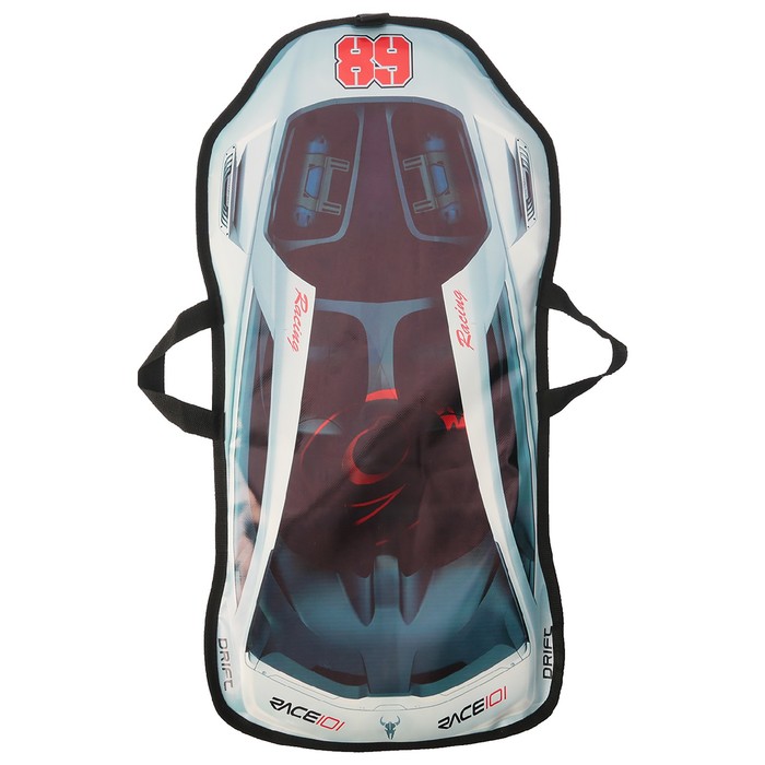 Санки-ледянки «Машинка № 12», размер 74х35 см