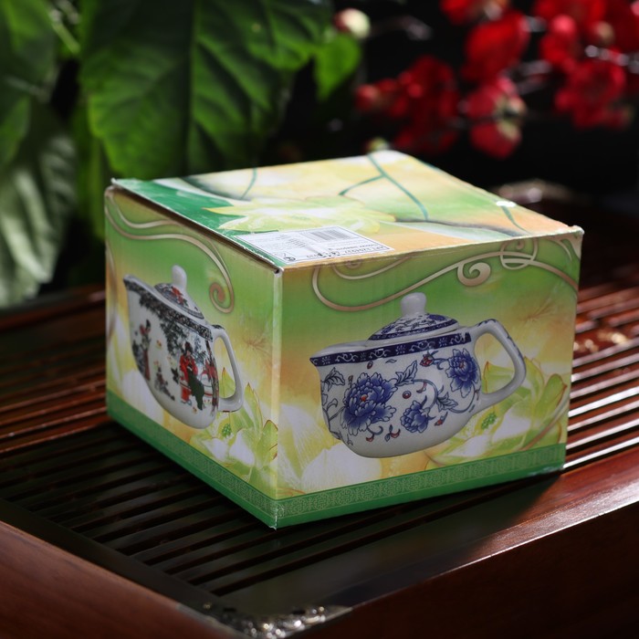 Чайник заварочный 250 мл "Цветочные мотивы", цвет МИКС