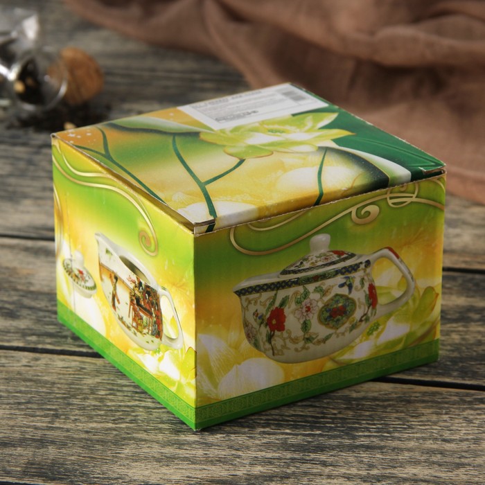 Чайник заварочный 250 мл "Цветочные мотивы", цвет МИКС