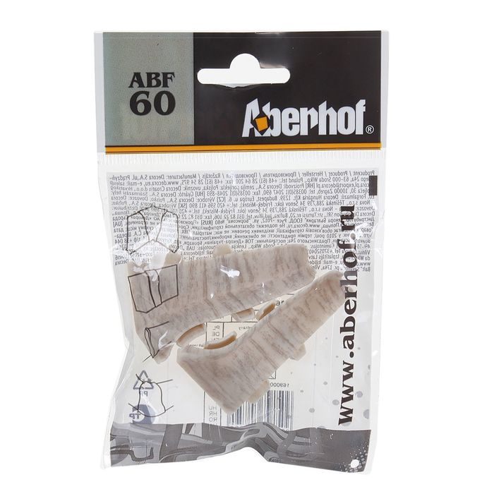 Внутренний угол 60 Aberhof дуб серебряный