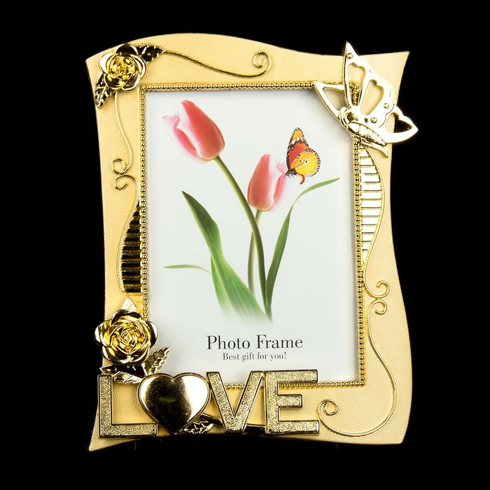 Фоторамка 13х18 см "Розы и любовь" МИКС