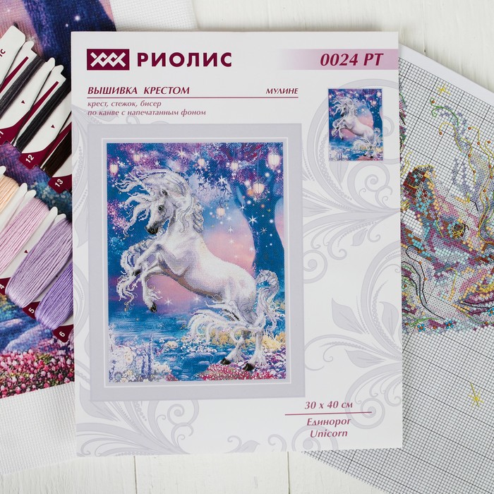 Вышивка крестом &quot;Единорог&quot;