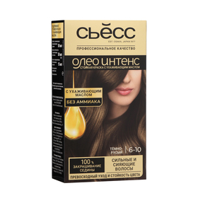 Краска для волос Сьесс Oleo Intense, тон 6-10, тёмно-русый