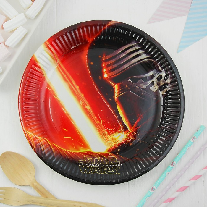 Набор тарелок "Звёздные войны 7", 23 см, 8 шт.