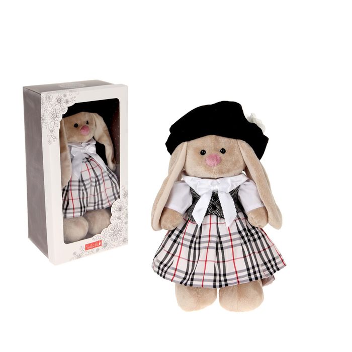 Мягкая игрушка "Зайка Ми. Девочка Оксфорд"