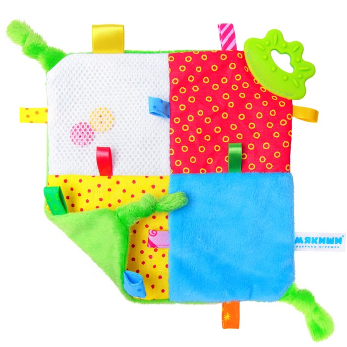 Развивающая мягкая игрушка "Паточек с прорезывателем "ШуМякиши", МИКС