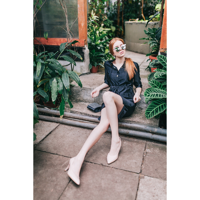 Платье женское 71177 цвет чёрный, размер 42 (S)