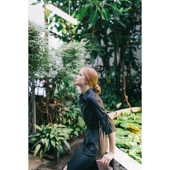 Платье женское 71177 цвет чёрный, размер 42 (S)