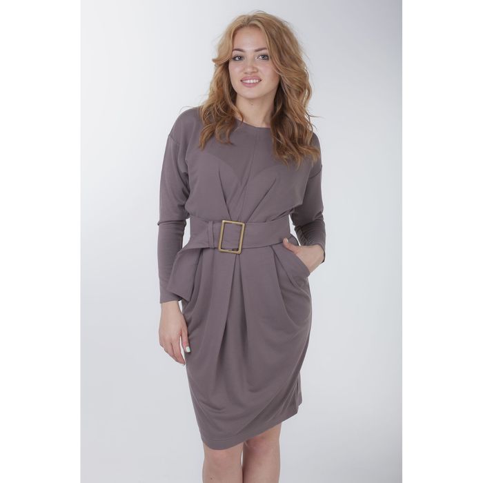 Платье женское 71174 цвет кофе, размер 42 (S)