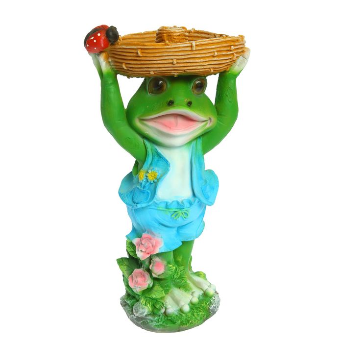Садовая фигура "Лягушка в сомбреро"