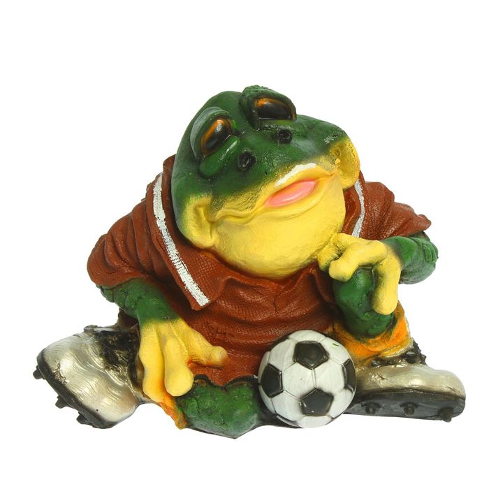 Копилка "Лягушка футболист" микс
