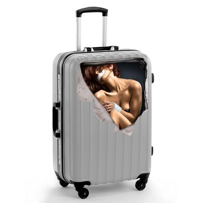 Наклейка на чемодан «Девушка», 41 × 39 см