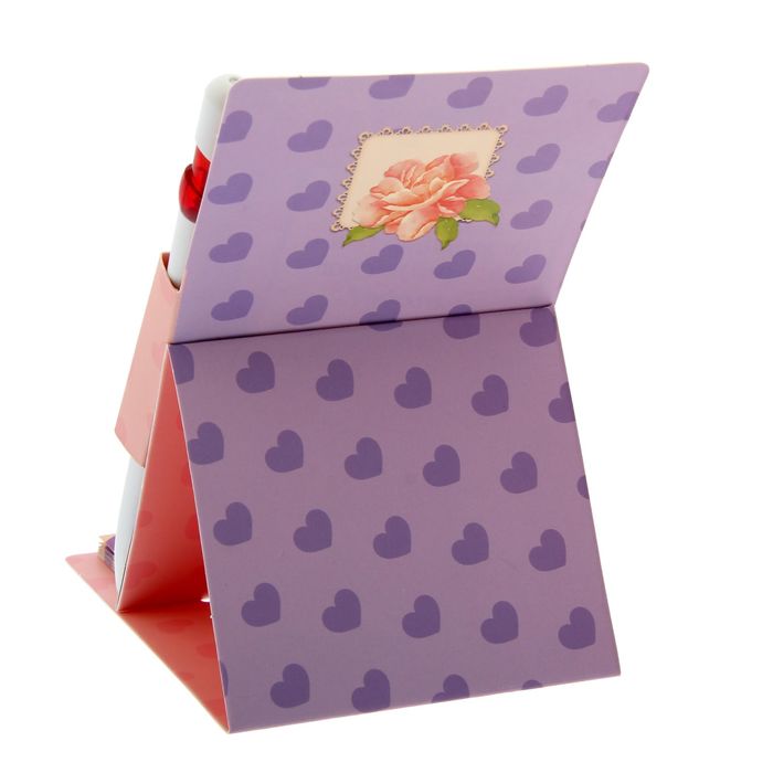 Ручка на подставке с блоком "Самой восхитительной и прекрасной тебе!", 20 листов