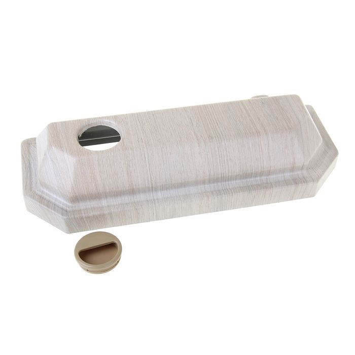 Аквариум с крышкой панорамный 15л, французский дуб