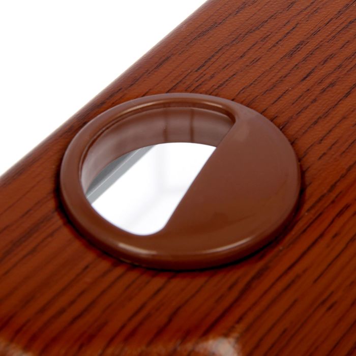 Аквариум с крышкой панорамный 15л, орех