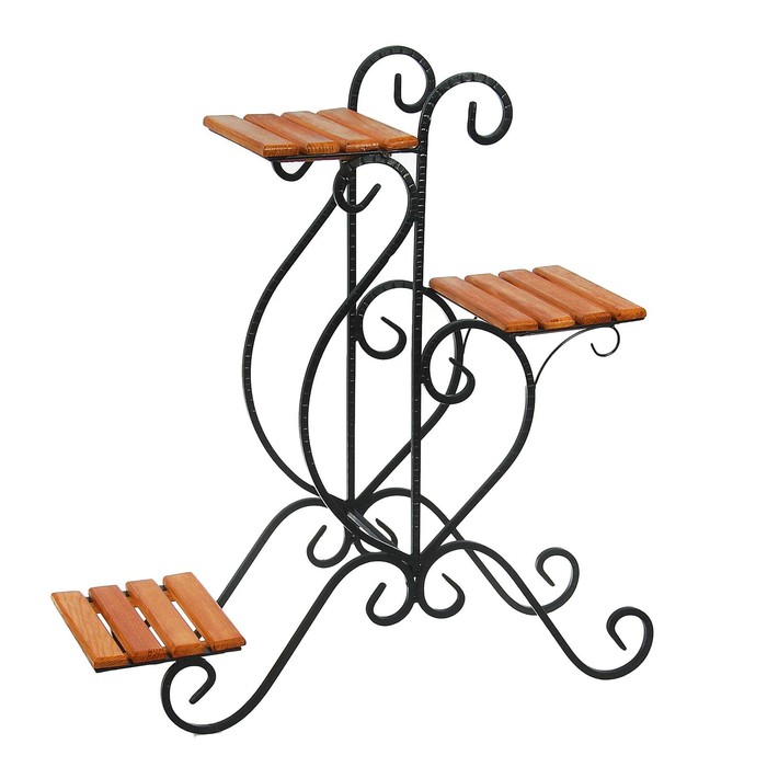 Подставка "Элита. Квадрат", для 3 цветков