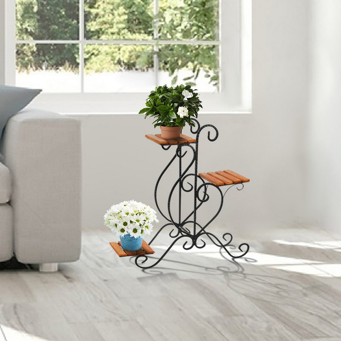 Подставка "Элита. Квадрат", для 3 цветков