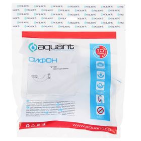 

Сифон для душевого поддона Aquant, 1 1/2"х40 мм, без выпуска и перелива