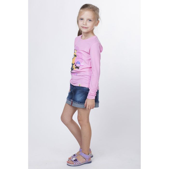 Джемпер для девочки "Миньоны", рост 152 см (80), цвет розовый ZG 03408