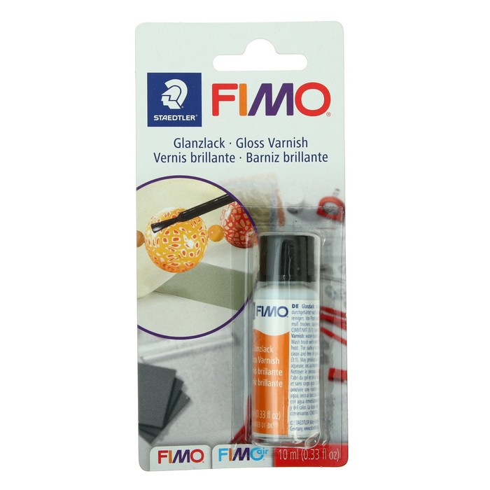 

Лак для полимерной глины акриловый, глянцевый FIMO, на водной основе, 10 мл