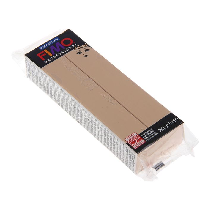 Пластика - полимерная глина для изготовления кукол 350г FIMO doll art, непрозрачный песочный