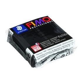 Пластика - полимерная глина 85г FIMO professional, черный