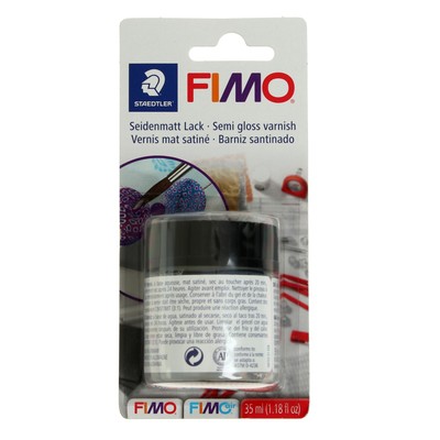 Лак для полимерной глины акриловый, матовый, FIMO, на водной основе, 35 мл