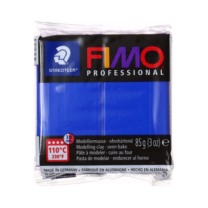 Пластика - полимерная глина 85г FIMO professional, ультрамарин