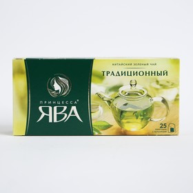 Чай зеленый "Принцесса Ява", 25 пакетиков*2 г