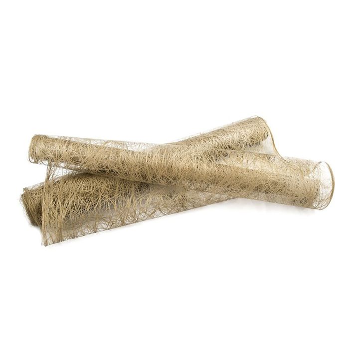 Сизофибер матовый, золотой, 50 см х 10 м