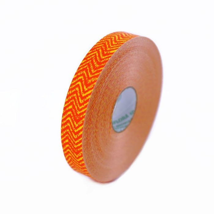 Лента для декора и подарков с рисунком, желто-оранжевая, 2 см х 100 м