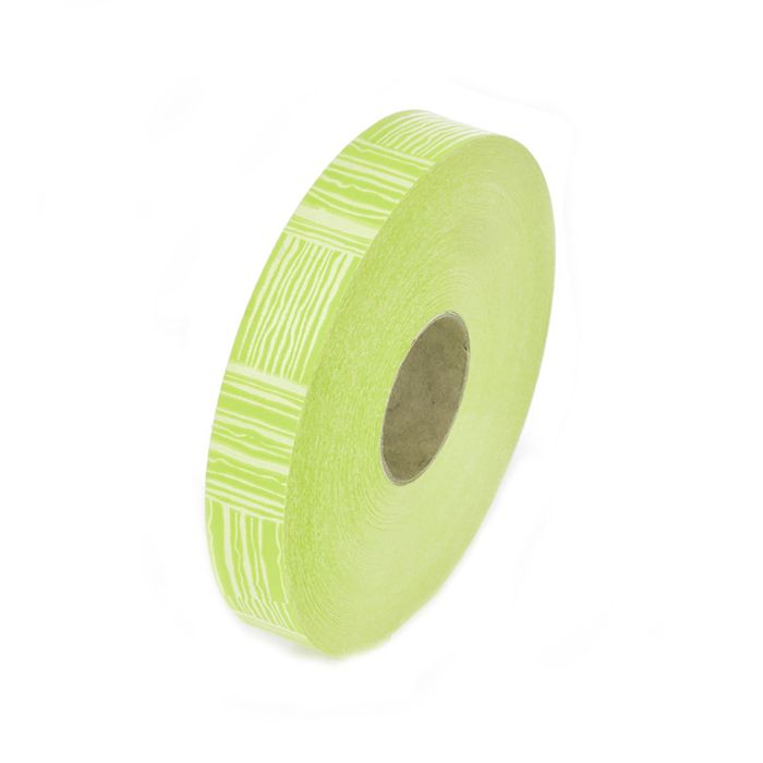 Лента для декора и подарков с рисунком, салатовая, 2 см х 100 м