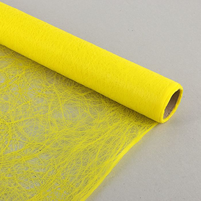Сизофибер матовый, лимонный, 50 см х 5 м