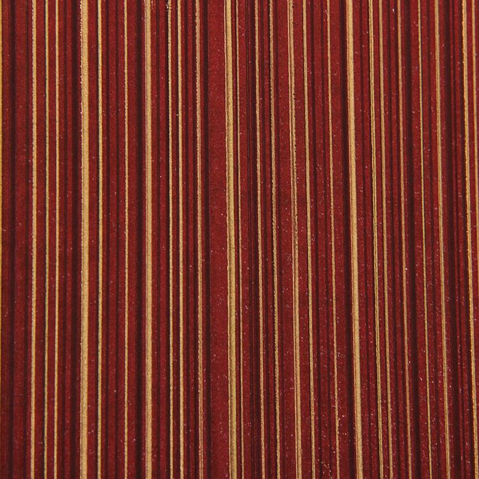 Бумага упаковочная крафт "Полоски люкс", бордово-золотая, 0.5 х 10 м