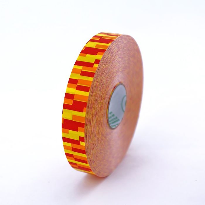 Лента для декора и подарков с рисунком, оранжевая, 2 см х 100 м