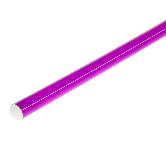 фото Палка гимнастическая 100 см, цвет фиолетовый соломон