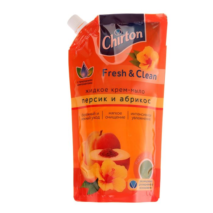 Жидкое крем-мыло Chirton "Персик и абрикос" 500мл
